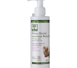 bioselect organic body milk white orchid