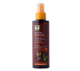 bioselect tanning oil SPF15